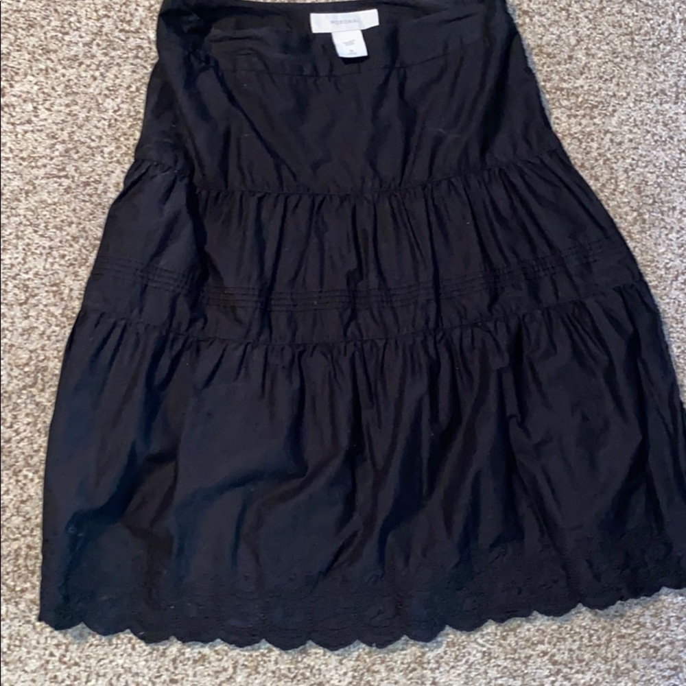 Merona black skirt